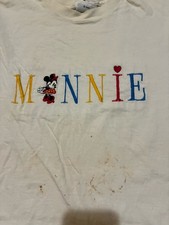 Vintage Disney Mickey Mouse Black Shorts Yellow Stripe Toddler L