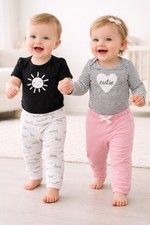 Carter's Baby Girls' 4-Piece Bodysuit  Pants Set  12 Months