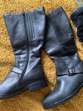 Duoboots leather Size 4 Extra Wide Calf