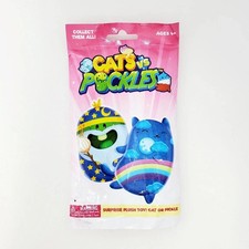 Cats Vs Pickles 4" Plush Bean Toy : Fuchsia Series - New/Sealed