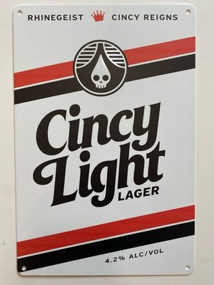Rhinegeist Brewing Cincinnati Bearcats Sign - Cincy Light - College Basketball