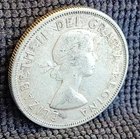1957 Canada Silver Half Dollar- Fineness .80- EF Condition