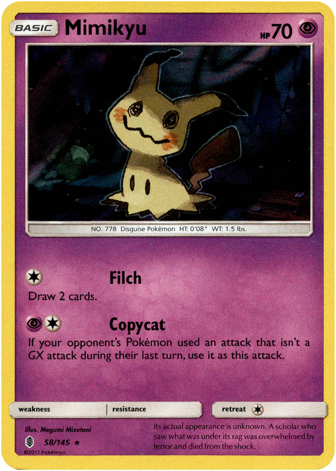 Mimikyu - 58/145 - Guardians Rising - Holo