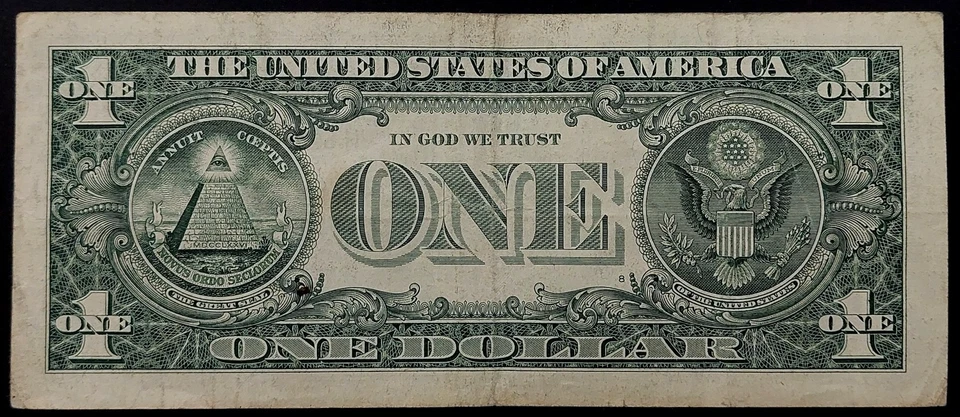 2017 $1 FRN True Binary Super Repeater Fancy Serial Number! 62626262! - Image 4 of 4