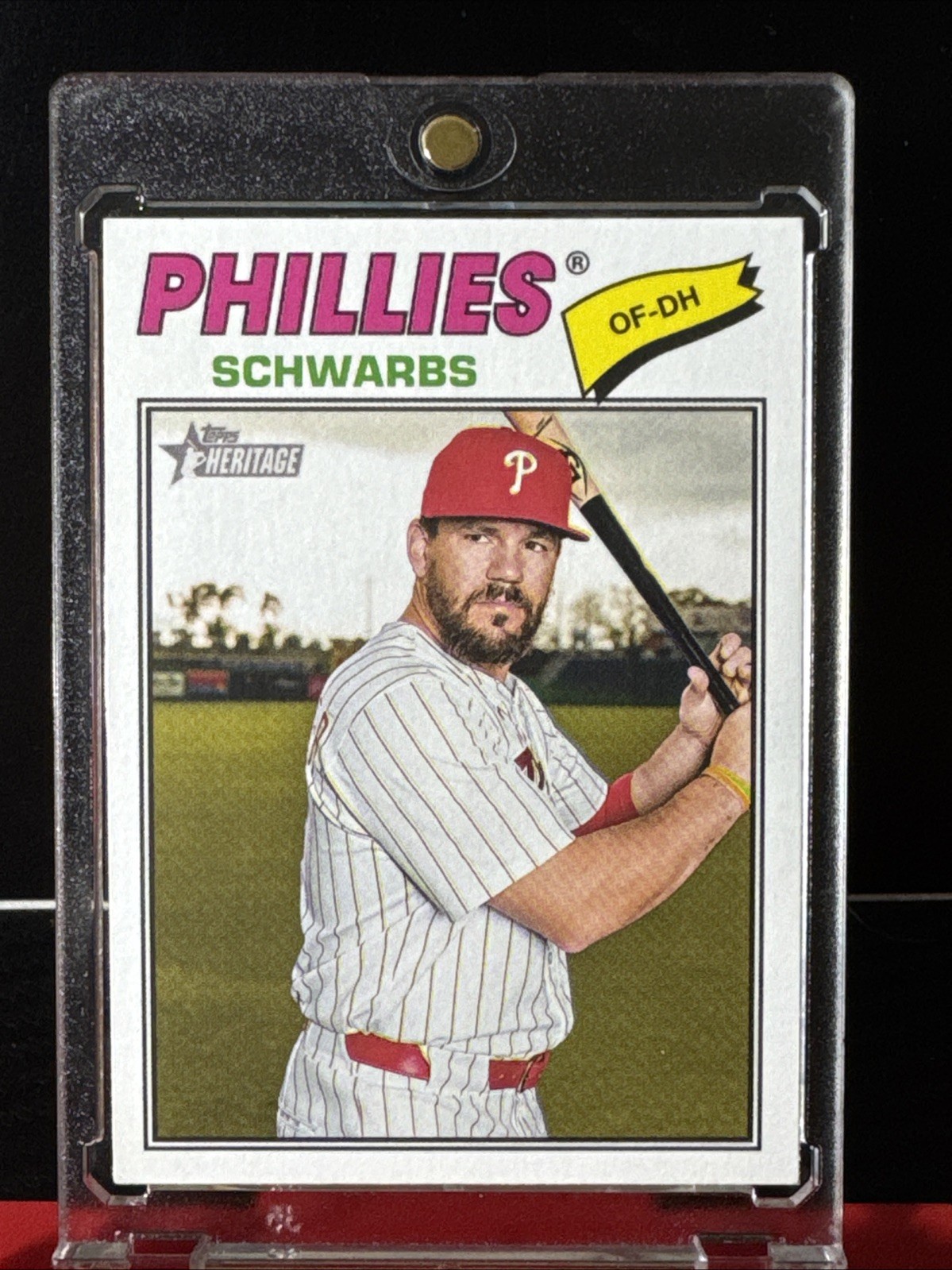 2026 TOPPS HERITAGE KYLE SCHWARBER NICKNAME VARIATION BASEBALL CARD #159