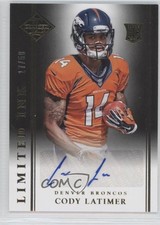 2014 Panini Limited Limited INK 17/50 Cody Latimer #LI-CL Auto 1u0