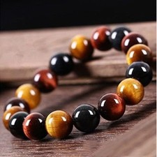 Tiger's Eye Bracelet, Three-Colour