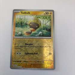 Tadbulb 074/197 Obsidian Flames Reverse Holo
