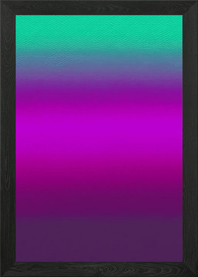 Blue Pink Purple Gradient Framed Wall Art Poster Canvas Print Picture