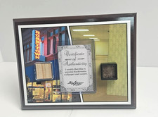 The Backrooms Authentic Carpet and Wallpaper Plaque with Certificate of Auth.