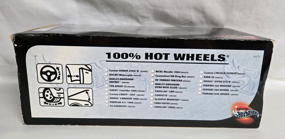 Vintage Mattel 01 Hot Wheels Honda Civic SI Custom Super Street Diecast Car 1:18 - Image 3 of 4