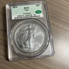 2024 1 oz American Silver Eagle First Delivery  CAC MS70 #335464760