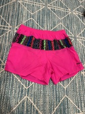 Vintage Surf Gear Neon Pink Swim Shorts Multicolour Patterned Men s Medium
