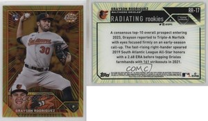 2023 Topps Chrome Radiating Rookies Grayson Rodriguez #RR-17 RC