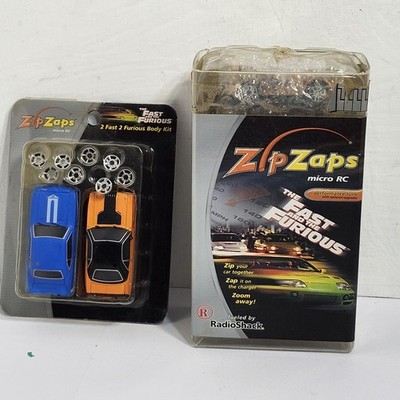 VTG ZIPZAPS RC Car Toy 97 Supra Fast & Furious Mini 27MHz KIT & 2x Body Kit READ