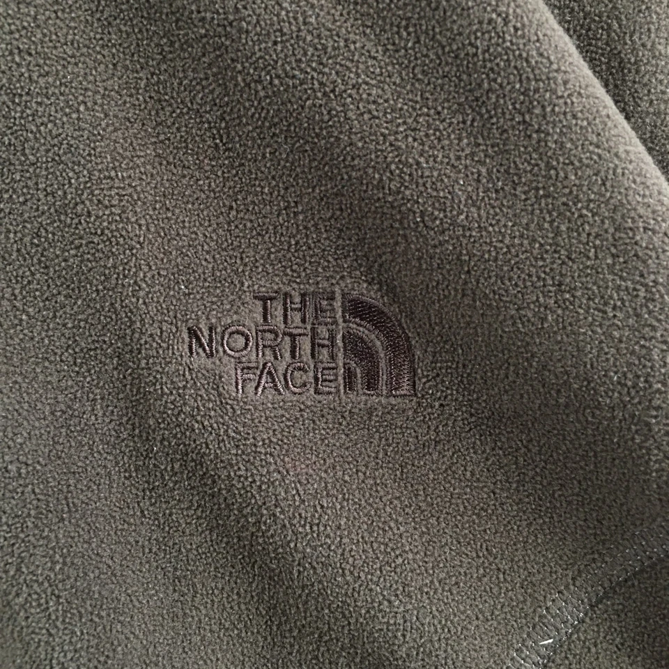 The North Face Sudadera Mujer XL Marrón 1/4 Cremallera Polar Pullover Manga Larga Foto 4 de 4