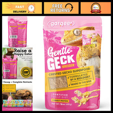 16oz Crested Gecko Food - Gentle Breeder Diet, Nutrient-Rich, USA Made Treats