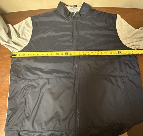 Cutter and Buck Men's Stealth Full Zip Jacket Size XXL Navy and Gray MCK09406 - Picture 6 of 9