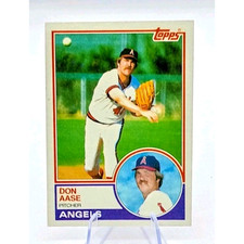 1983 Topps - Don Aase, Pitcher For The Angels #599