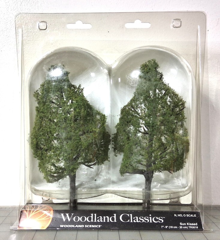 Woodland Scenics N/HO/O Scale SUN KISSED TREES 7-8" 2/pk TR3518 READ!