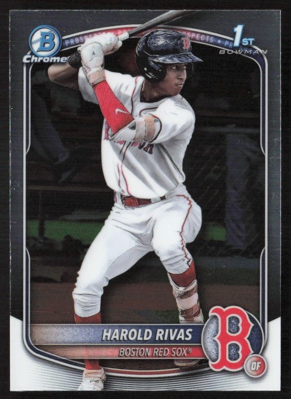 2025 Bowman Chrome Prospects Harold Rivas #BCP-216 GS1-2