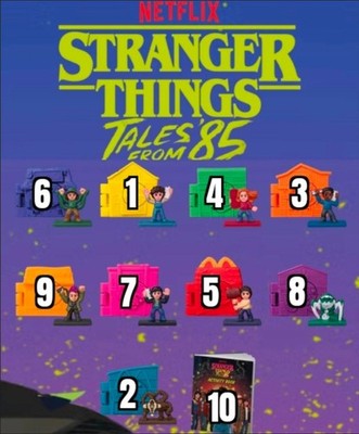 YOU PICK - 2026 McDonalds STRANGER THINGS Tales '85 Happy Meal Toy Select 1 - 10