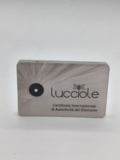 Diamante Sigillato Blister 0,11 Ct Lucciole Gioielli Da Investimento O Regalo 