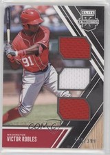 2017 Panini Elite Extra Edition Triple Materials 23/399 Victor Robles #TM-VR aq2