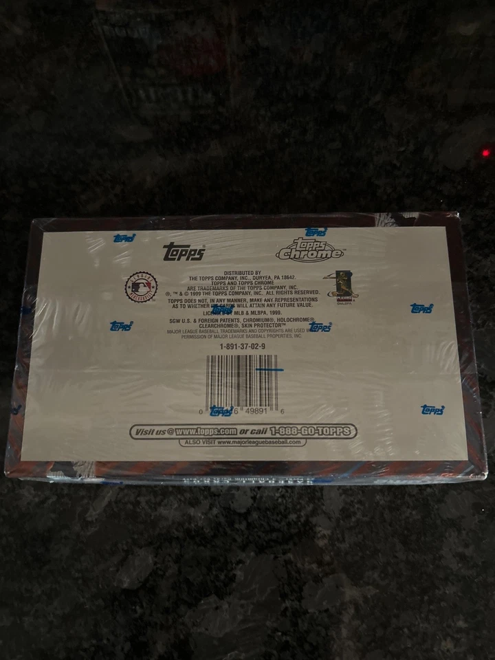 MLB 1999 Topps Chrome Baseball Series 2 Box Sealed - 24 Packs - Refractors JETER - Image 2 of 2