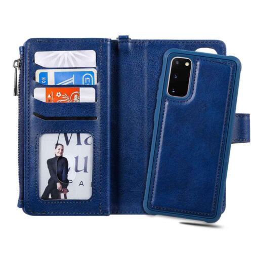 For Samsung S23 S22 S21 S20 S10 S9 Magnetic Detachable Wallet Leather Case Cover - Picture 20 of 49