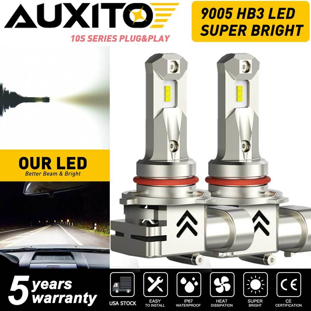 For Honda Accord Civic 24000lm 9005 LED High Beam Headlight Bulb 6000k Car/Auto