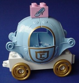 Lego Duplo 6153 CINDERELLA’S CARRIAGE Parts Horse Carriage Glass Slipper