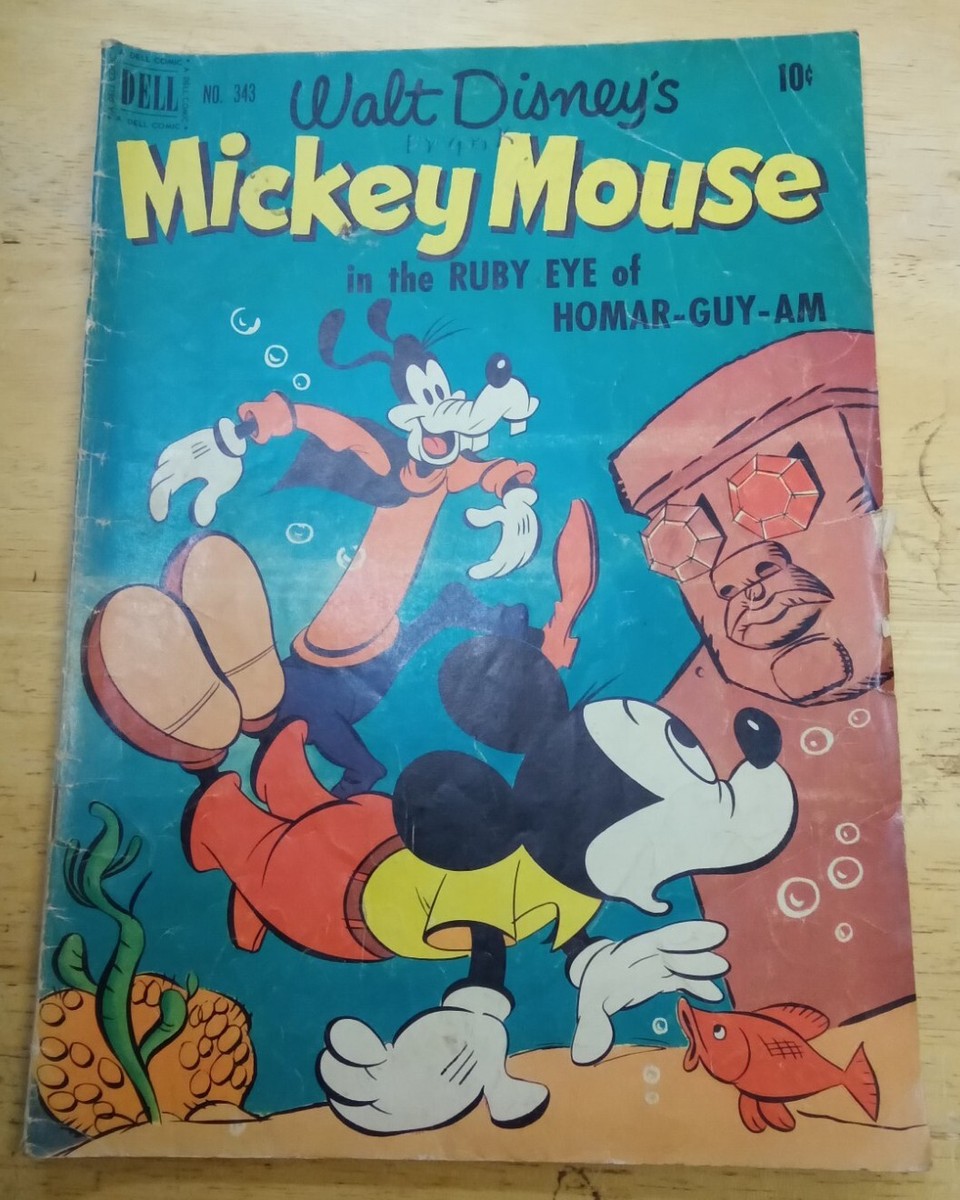 Walt Disney 1951 Mickey Mouse Comic Book 