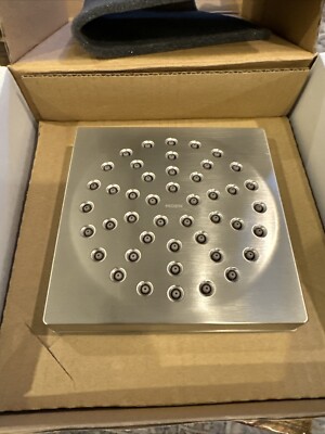 NEW Moen S6340BN 90-Degree 6 in. Eco-Performance Showerhead, Brushed Nickel