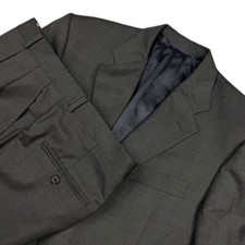 Hickey Freeman Men's 100 Wool Suit Gray   42R  34x28