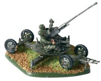 Zvezda Sowjetisches 37-Mm-FlugabwehrgeschüTz 61-K Mit Besatzung Flak Modellbau