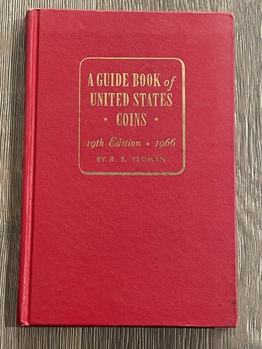 1966 GUIDE BOOK UNITED STATES COINS 19th EDITION "REDBOOK" R. S. YEOMAN Red Book