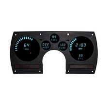 1982-1990 Camaro Digital Dash Panel Teal Led Intellitronix Dp4003t Made In Usa