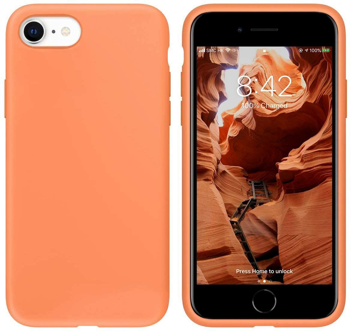 For Apple iPhone SE 2020 Thin Shockproof Case Premium Cover Light
