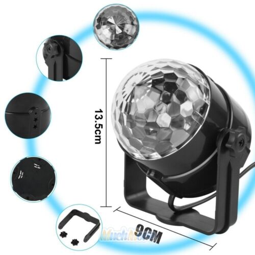 4Pack RGB Disco Ball Light Stage Strobe Effect Magic Ball Voice Controlled Light - Picture 11 of 25