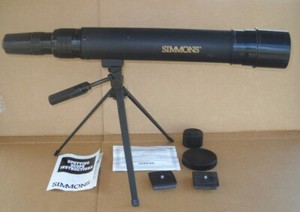 Simmons Spotting Scope Model 41250 Zoom Compact 20-60x60 with Tripod & Case