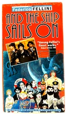And the Ship Sails On (VHS, 1999) Home Vision - Fellini Film - NEW