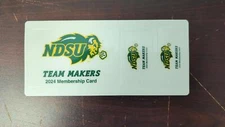 North Dakota State University Team Makers 2024 membership card