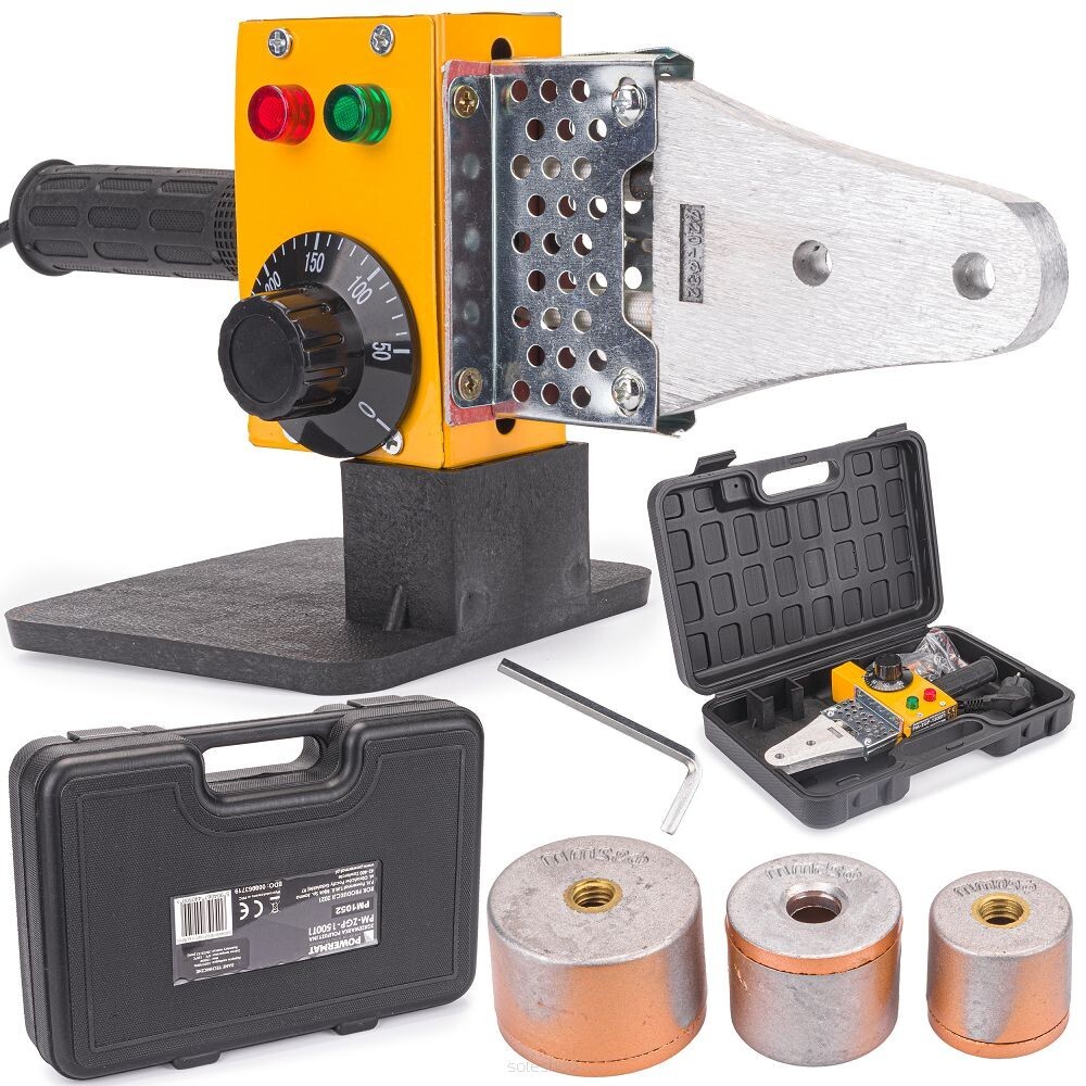 Saldatore Per Tubi Polipropilene 1500W | Professionale | Con 3 Matrici | Per Idraulica - Foto 4