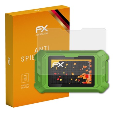 atFoliX 2x Displayfolie für OBDStar Key Master 5 Schutzfolie matt&stoßfest Folie