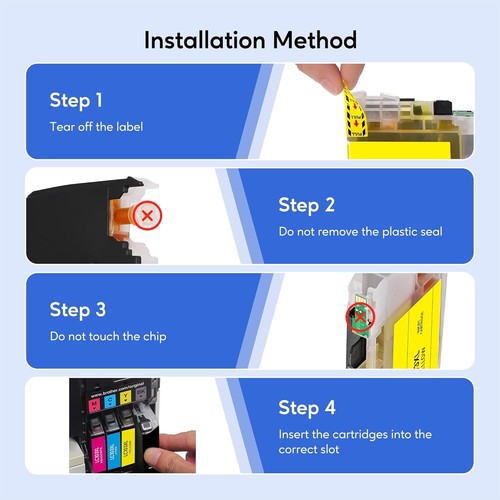 5PK LC103XL Ink Cartridge Compatible For Brother MFC-J470DW MFC-J475DW J870DW - Picture 6 of 7