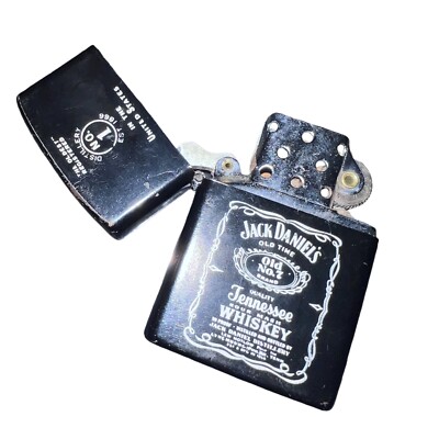 VTG Collector's Cigarette Lighter Jack Daniels Old No.7 Brand Collector Japan