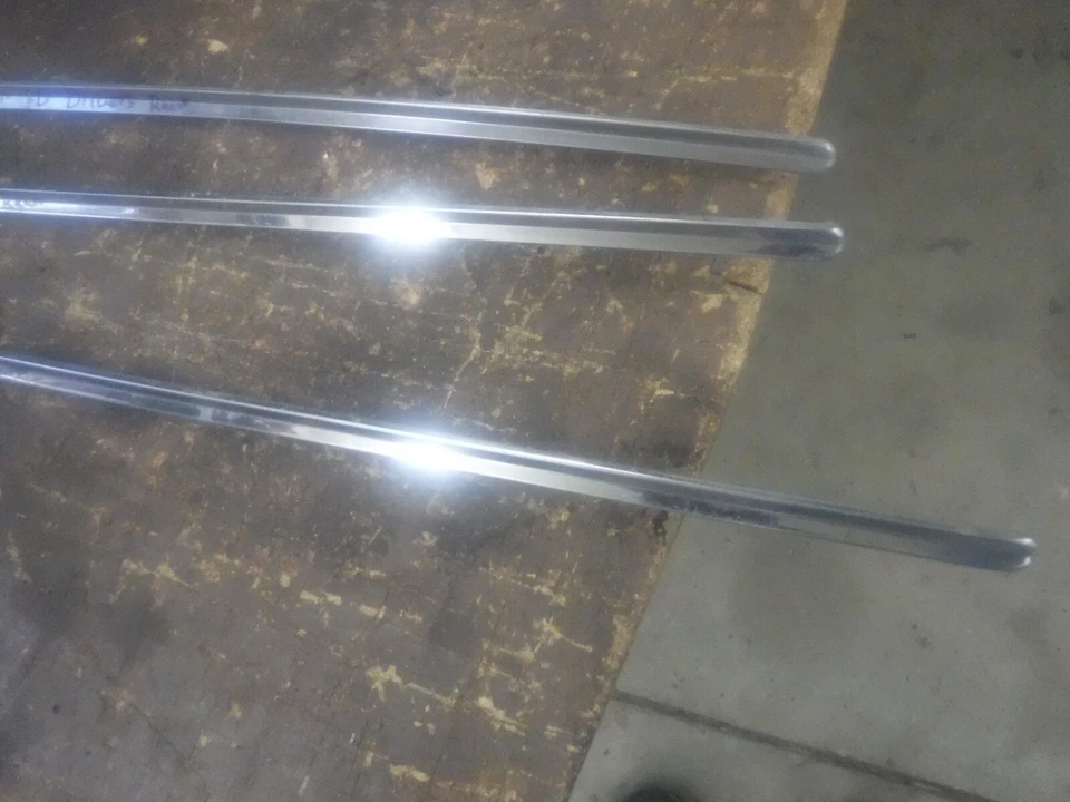 1960 Chevrolet Biscayne 4 Door Interior Door Panel Molding Used OEM 3 Pieces - Image 2 of 4