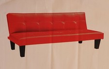 Divanetto Rosso Ecopelle reclinabile nuovo sigillato soldout natale feste regalo