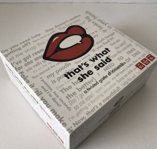 That's What She Sad: A Twsted Game Of Nnuendos - Adult Complete New